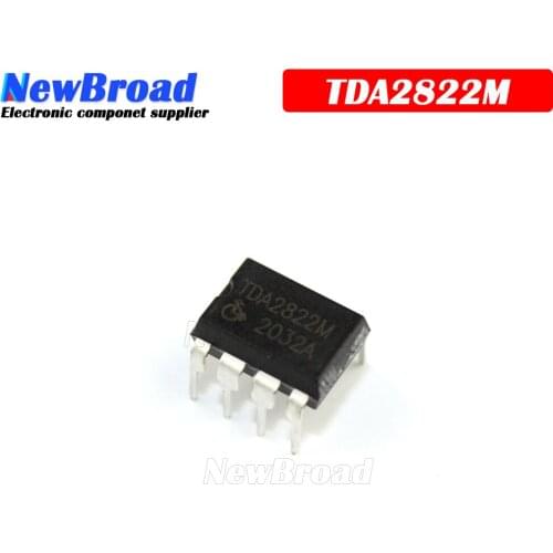 10PCS TDA2822M DIP8 TDA2822 DIP 2822M DIP-8 new and original IC