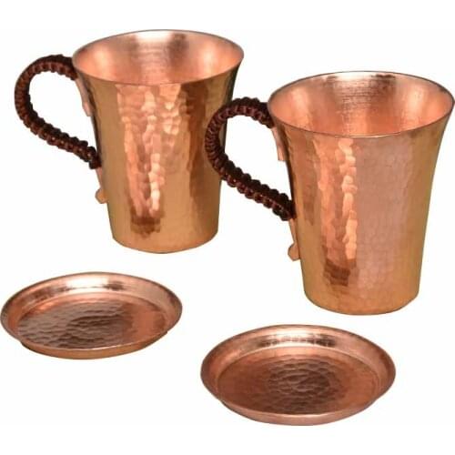 Premium Quality Hammered Moscow Mule Mug Pure Red Copper Cofee Wine Beer Cup Milk Tumbler for Moscow Mules