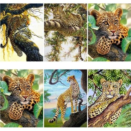 5d Diamond Painting Animal Tiger Diy Cross Stitch Paste Diamond Mosaic Pattern Cross Stitch Decorative Painting Home Decoration