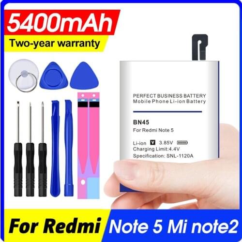 BN45 Phone Battery For Xiaomi Redmi Note 5 Note5 Original Mobile Phone Batteries+Free Tools