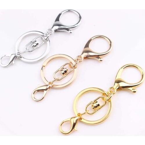 Keychain Ring 8.3 cm Key Ring Long Lobster Car Keychain Clasp Key Hook Chain For Jewelry Making Findings Supplies Women Men