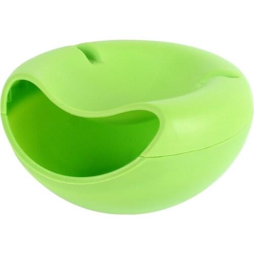 Double Layers Melon Seed Dish Sitting Room Plastic Dry Fruit Basket Lazy Person Takes Melon Seed Magic Ware Dry Fruit Box