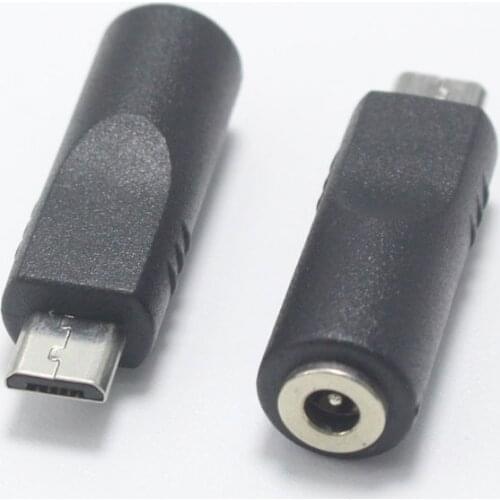 EClyxun 3.5*1.1 mm Female jack to Micro USB Male Plug DC Power Connector Adapter for Phone MP3 MP4