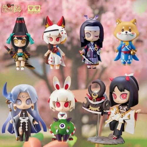 8-10cm Blind Box Toys Onmyoji 2nd Generation Game Caja Ciega Toys Anime Figures Cute Model Doll Girl Birthday Gift