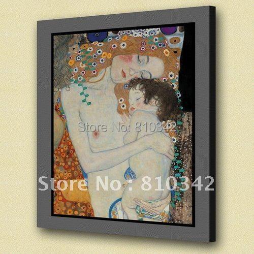 Best seller wall art reproduction famous oil painting of Gustav Klimt