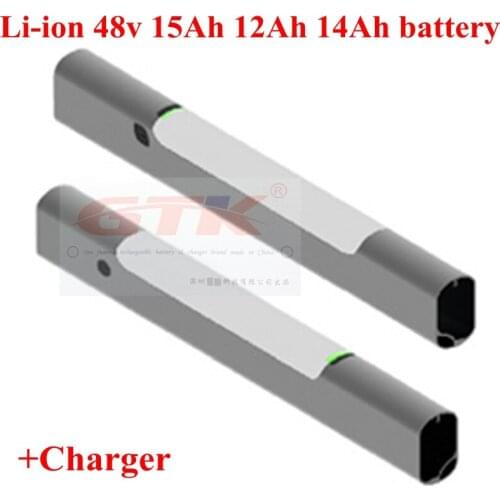 48v 15Ah 12Ah electric bicycle li-ion 48v 14Ah ebike lithium battery aluminum case for bbs motor 500w 750w + 3A charger