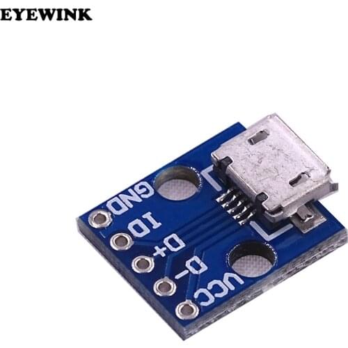 10pcs/lot Micro USB Interface Power Transfer Interface Breadboard 5V Power Module Development Board
