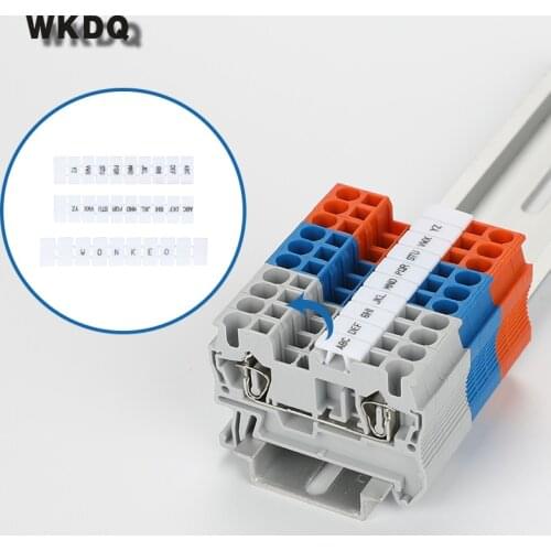 10 pcs ZB4 Zack Marker Strips for UK 1.5 . ST1.5. ST1.5-PE