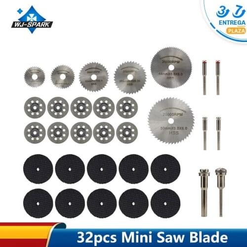 32PCS Diamond Saw Blade Set Circular Saw Blade for Dremel Rotary Tools Mini Cut off Disc