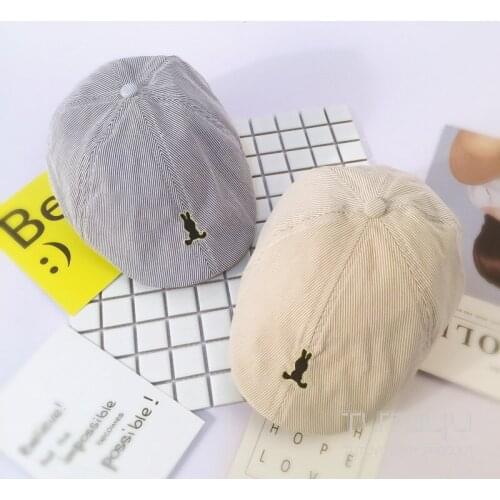 New Children Boys Hats Spring Summer Style Fashion Plaid Beret Hat Boinas Flat Caps for Kids