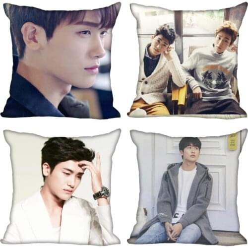 Park Hyung Sik KPOP Pillow Case For Home Decorative Pillows Cover Invisible Zippered Throw PillowCases 40X40,45X45cm
