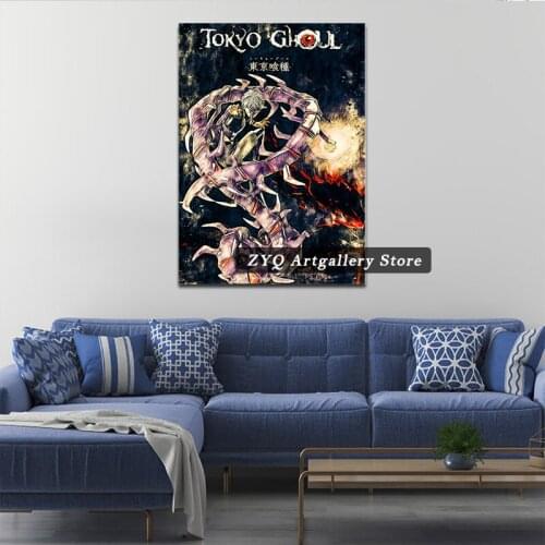 Tokyo Ghoul Poster Art Picture Prints Home Decor Wall Canvas Painting Decoration For Living Room Japan Anime