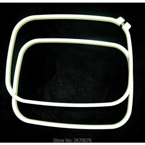 Oblong 8.7*11' Embroidery Frame Adjustable Rectangle ABS Cross Stitch Hoop Ivory Needlecrafts Hoops DIY Sewing Supplies 1pc