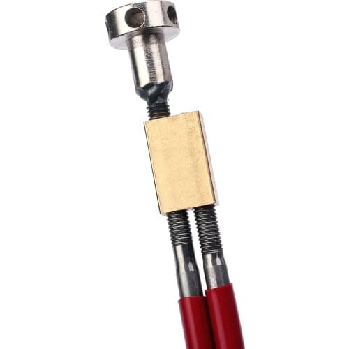 Adjustable Guitar Rod with Brass Head for Electric Guitar Ukulele Parts 460mm Red