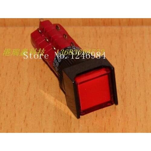 [SA]M16 with lock button switch DECA Taiwan Progressive Alliance square-type three -way normally open normally closed button D16