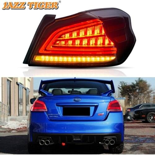 LED Car Taillight Tail Lamp Brake Reversing Reverse Rear Fog Lights for Subaru WRX 2013 2014 2015 2016- 2018 Dynamic Turn Signal