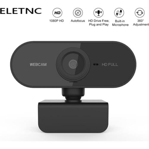 Webcam Full HD 1080P Mini Camera With Microphone USB Plug And Play Web Cam Video Call For PC MAC Laptop Desktop Gamer Webcast