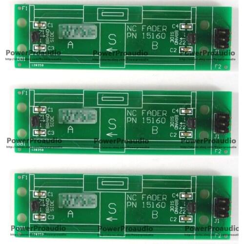 1Lot of 3 NC FADER Hall Sensor PCB Assy for RANE TTM57sl, TTM56, TTM56s DJ Mixer