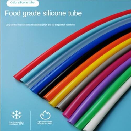 1M Food-grade multicolor silicone hose for peristaltic pump laboratory Silicone Tube