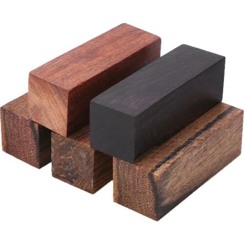 1PC Wood Scales Wood Block Blade Handle Cutter Knife Scales Grip Blocks Making DIY Material 60*20*20mm
