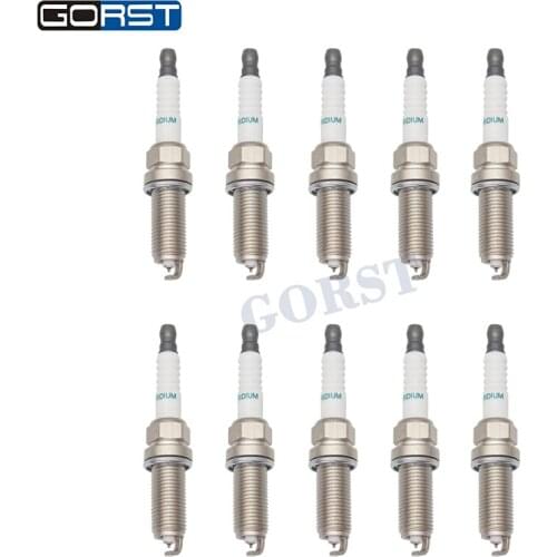 10Pcs Spark Plug 90919-01253 For Toyota Yaris Lexus CT SC20HR11 VR7NII33X