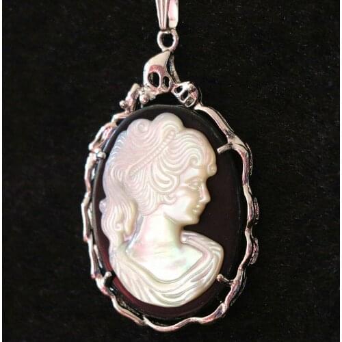 2 style elegant natural white mother newly shell 35x50mm new oval pendant carving newly picture jewelry B1107