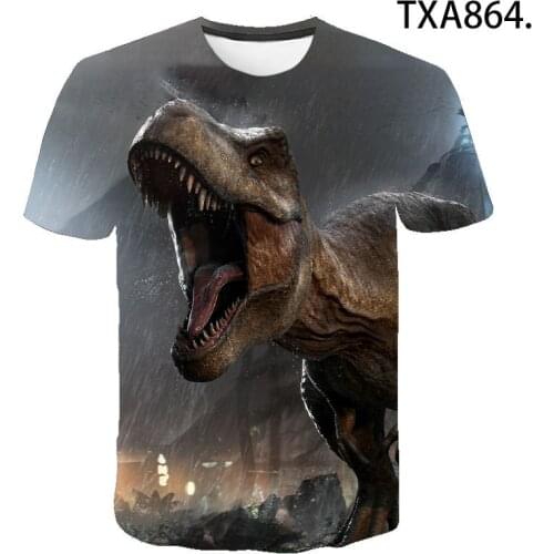 2020 Jurassic Park T Shirt Men Women Children 3D Printed T-shirt Casual Funny Tops Jurassic World Tee Boy Girl Kids Cool tshirt