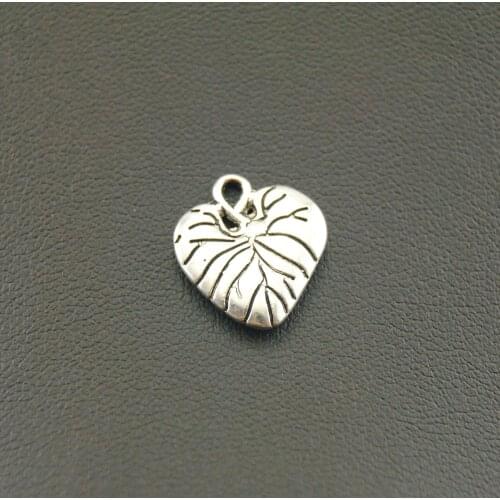 30 pcs Charm Pendants Human Anatomical Heart Silver Color DIY Metal Bracelet Necklace Jewelry Findings A1012