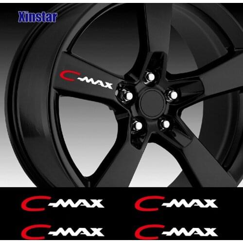4Pcs Car Rim Wheel Sticker For Ford Cmax C-MAX