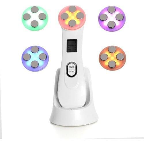 5in1 RF&EMS Radio Mesotherapy Electroporation Face Beauty Pen Radio Frequency LED Photon Face Skin Rejuvenation Remover Wrinkle