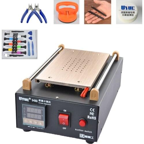 UYUE 948Q Built-in Pump Vacuum Glass LCD Screen Touch Screen Separator Mobile Phone Disassemble Max 7 inch cellphone Repair Tool