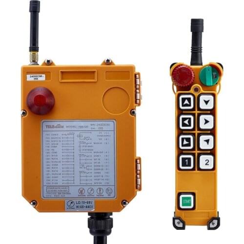 Crane Radio wireless industrial remote control F24-8S 8 single speed button 18-440V Super quality