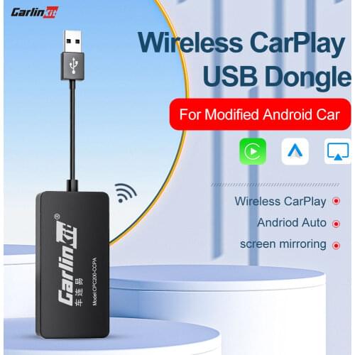 Carlinkit CarPlay Android Box Car Multimedia Player for Refit Android Unit Mirrorlink Support Youtube & Netflix Split Screen MP4