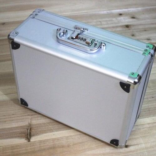 Luggage Aluminum alloy frame suitcase Bag Travel toolbox case medicine equipment toolcase Cosmetic Box packaging Password lock