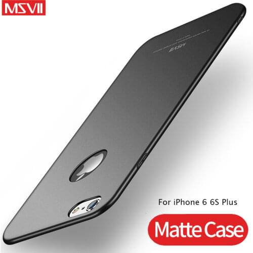 MSVII Cover For iPhone 6 6S Plus Case Ultra Slim Luxury Matte Coque For iPhone6 Plus Case Slim PC Cover For iPhone Case 6s 6 S