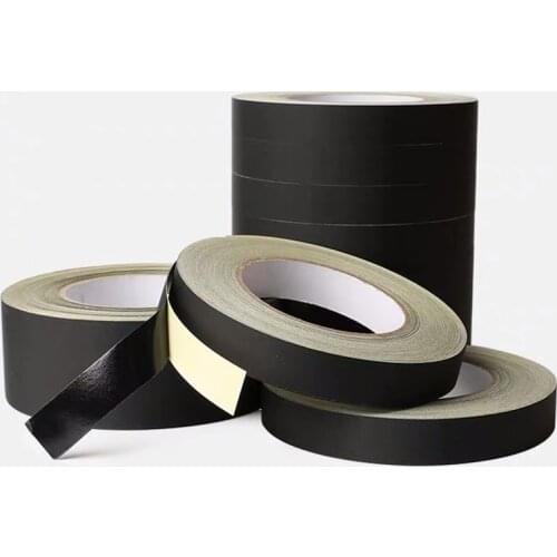 Black Isolate Acetate Cloth Tape Adhesive for Notebook Phone Tablet High Temperature Insulation Tape 30M Masking Tape Electrical