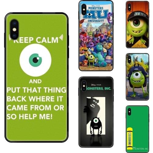 Monsters University Series Tpu Black Soft Shell Phone Case Deals For Huawei Honor 6A 7A 7X 8C 8X 9 9A 9I 9X 10 10I 20 20I 20S