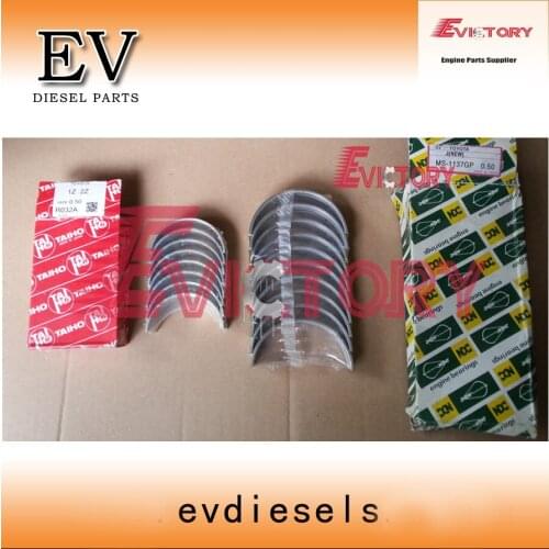 EV For Toyota Forklift engine parts 2J main crankshaft bearing+con rod bearing