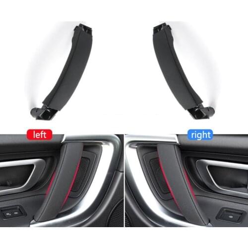 Car Interior Door Leather Pull Handle for Land Rover Discovery 2015-2019 Inner Door Panel Handle Pull Auto Accessories