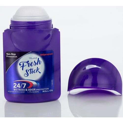 50ml Ball Body Lotion Antiperspirant stick Underarm Deodorant Roll on Bottle Fragrance Smooth Dry Pheromone Refreshing TC11Z1