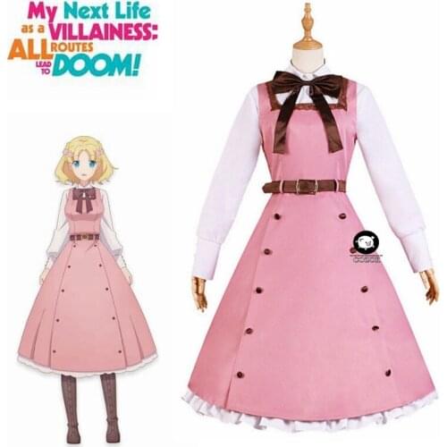 My Next Life as a Villainess: All Routes Lead to Doom! Maria Campbell Dress Uniform Outfit Anime Cosplay Costumes
