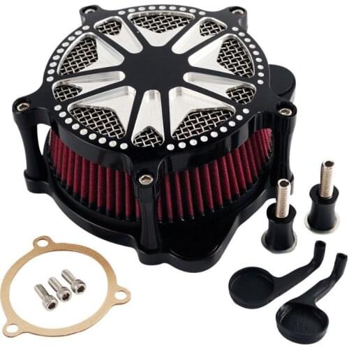 Motorcycle Air Cleaner Filter Kit For Harley Touring Road King Street Glide Road Glide Electra Glide 2017-2018