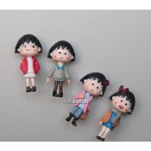 4pcs Japan cherry small balls characters refrigerator stickers magnetic stickers decorative stickers magnet