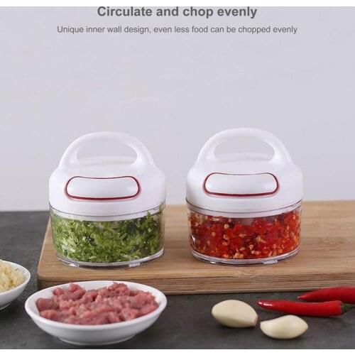 Manual Fruit Vegetable Chopper Hand Twist Pull Food Cutter Onion Nuts Grinder Mincer Shredder Garlic Cutter Kitchen Accessories