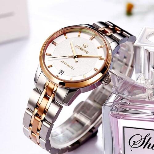 Switzerland Luxury Brand Lobinni Womens Mechanical Watches For Women Simple Ladies Wrist Watches Female Waterproof montre femme