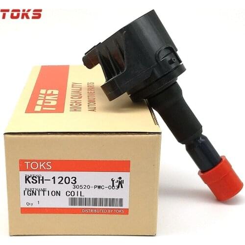 TOKS KSH-1203 30520-PWC-003 JP Ignition Coil for Honda CITY GE4 2002-2009 JAZZ II GD GE3 GE2 2001-2008 JAZZ Saloon GD 2002-2008