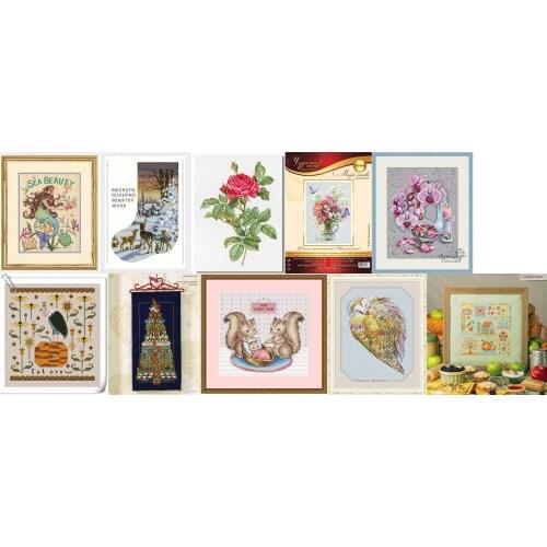 -DIM 70-35376 Undersea Mermaid 33-41 Counted Cross Stitch 11CT 14CT 18CT Cross Stitch Kits Embroidery Needlework Sets