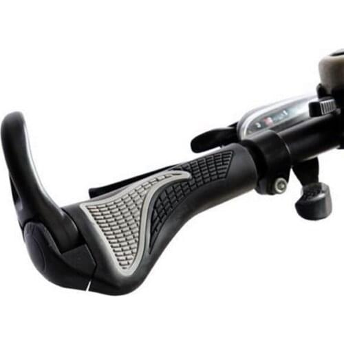 1 Pair Bicycle Handlebar Mountain Bike Bicycle Handlebar Cover Horn Handle Cover Non-slip Rubber Handle Cover Bicycle Parts
