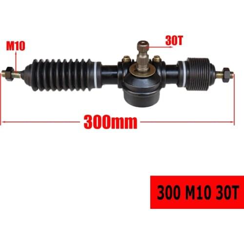 1 pcs 300mm Power Steering Gear Shaft Rack Pinion Assembly For DIY China Go Kart Buggy Karting ATV UTV Bike Parts