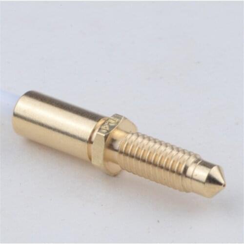 4pcs 3D Printer Integrated Heatbreak with Nozzle for 1.75mm Chimera / Kraken Extruder Hotend Head use, 0.2/ 0.4/ 0.8mm